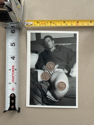 Nude Male Model Handsome Men Muscular Naked Gay Man Vintage Hot 4x6