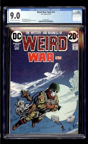 Weird War Tales #14 1973 CGC 9.0 VF/NM OW/W High Definition Scans**