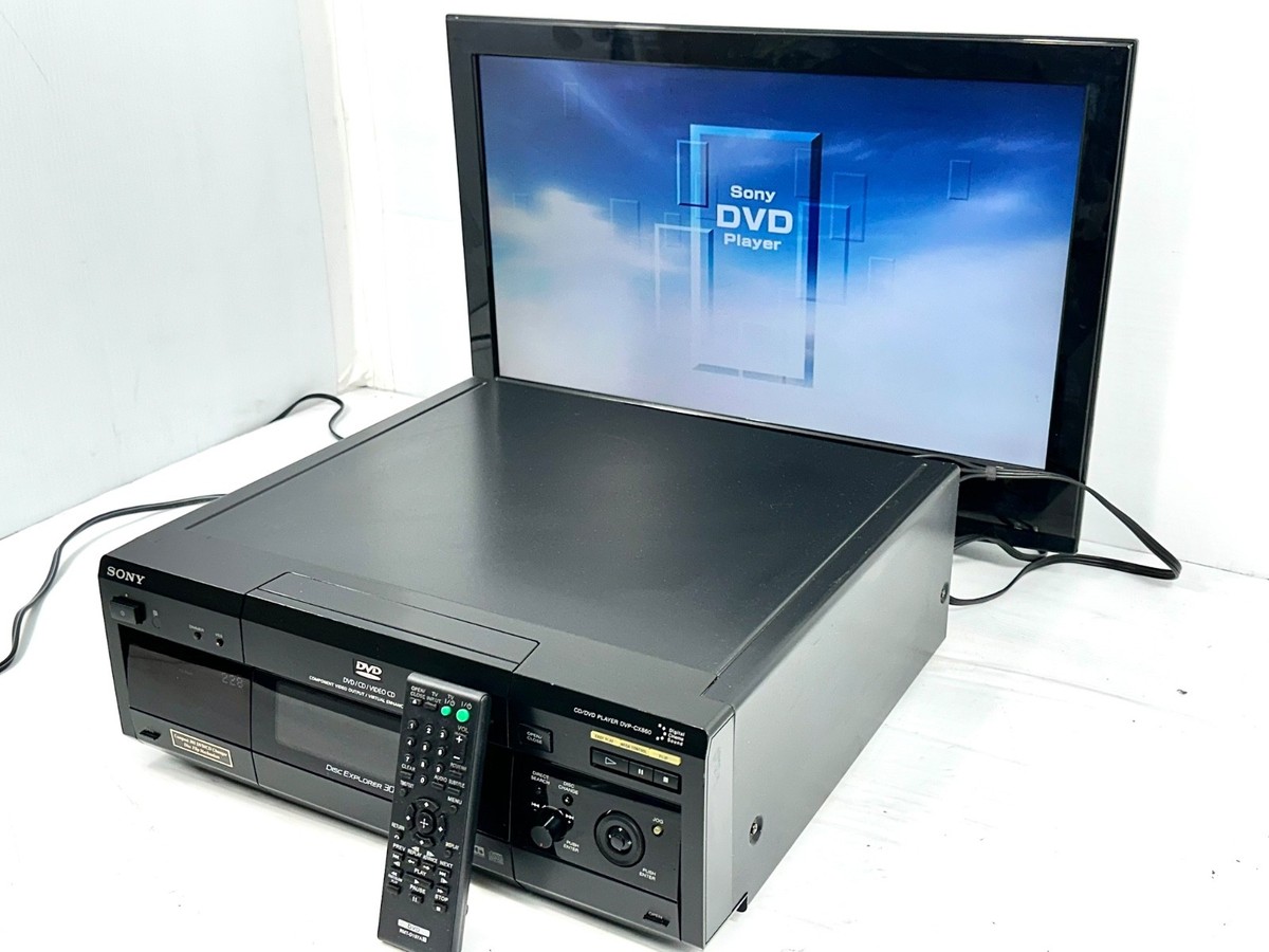 Refurb Sony DVP-CX860 Disc Explorer 300 plus 1 CD/DVD Player W