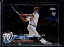 2018 Topps Chrome Update Juan Soto RC Rookie #HMT98 Nationals
