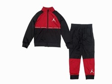 Jordan Little Boys Jumpman Air Blocked Tricot Jacket  Jogger Pants Set 7 YRS