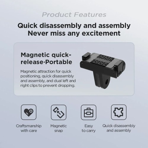 Quick Release Magnetic Adapter for DJI Osmo 360 Action Camera Accessories - Picture 6 of 7