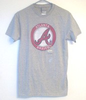 Mlb Genuine Merchandise Atlanta Braves Mens Gray Tshirt Sizes Sm And Med Mlb Genuine Merchandise Atlanta Braves Mens Gray Tshirt Sizes Sm And Med