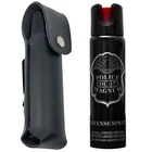 Police Magnum 4oz Twist lock pepper spray BLACK holster belt clip self defense