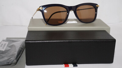 THOM BROWNE DITA サングラス DITA Thom Browne Sunglasses New Navy Gold Light Dark Brown