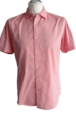 Esprit Slim Fit Kurzarm Hemd Gr. M Rosa