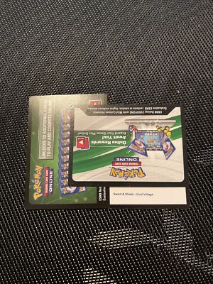 X25 Pokemon Code Cards Lot Sword & Shield Vivid Voltage Online TCG (Messaged)