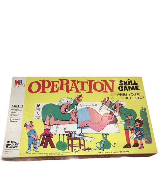 Operation 1965 Board Game Smoking Doctor Milton Bradley VINTAGE eBay
