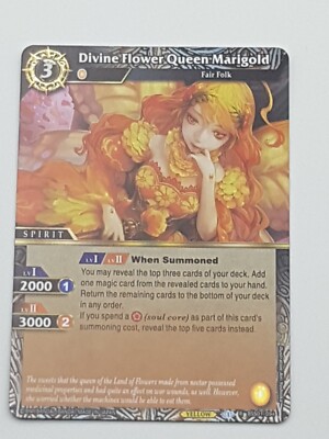 Battle Spirits Saga TCG Einzelkarte Divine Flower Queen NM Holo