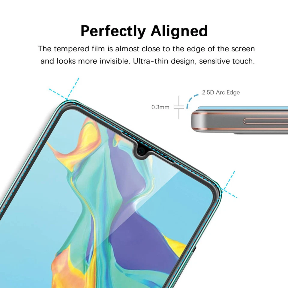 For Huawei Pura P70 P60 P50 P40 P30 Mate 60 Pro Tempered Glass Screen Protector - Image 4 of 4