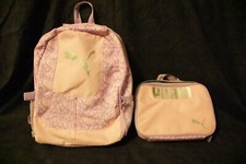 PUMA Rosa Floral Camuflaje Mochila Escolar y Lonchera Set