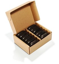 Master Massage Medium Flat Ovular 12 Piece set Hot stone Basalt Rocks Therapy