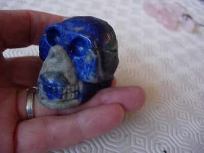 Kristallschädel Lapislazuli Geodenformation
