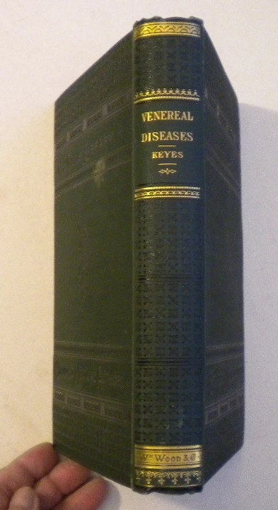 'Venereal Diseases' Keyes, Woods Medical 1880 HC Ex-Lib - Image 2 of 4