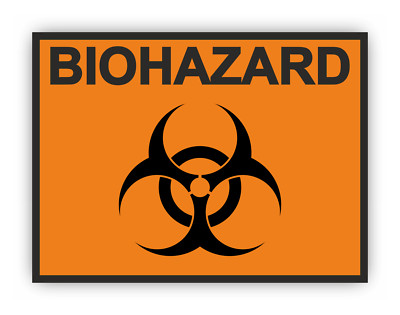 Autoaufkleber Biohazard Toxic Chemical D238 Staat Land Stadt Sticker-12cm