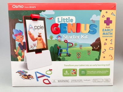 Osmo Little Genius Starter Kit for Fire + Early Math Adventure 6 Games Ages 3-5