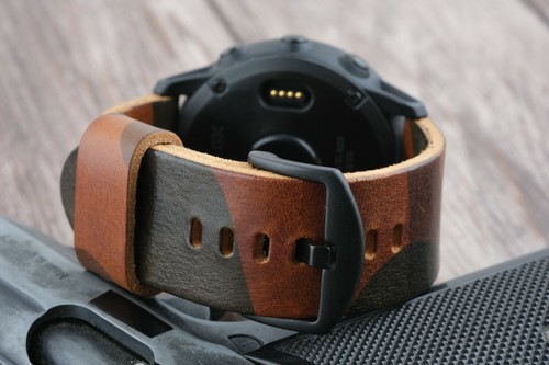 Garmin Fenix 6 6X Pro 6S Leather Watch 