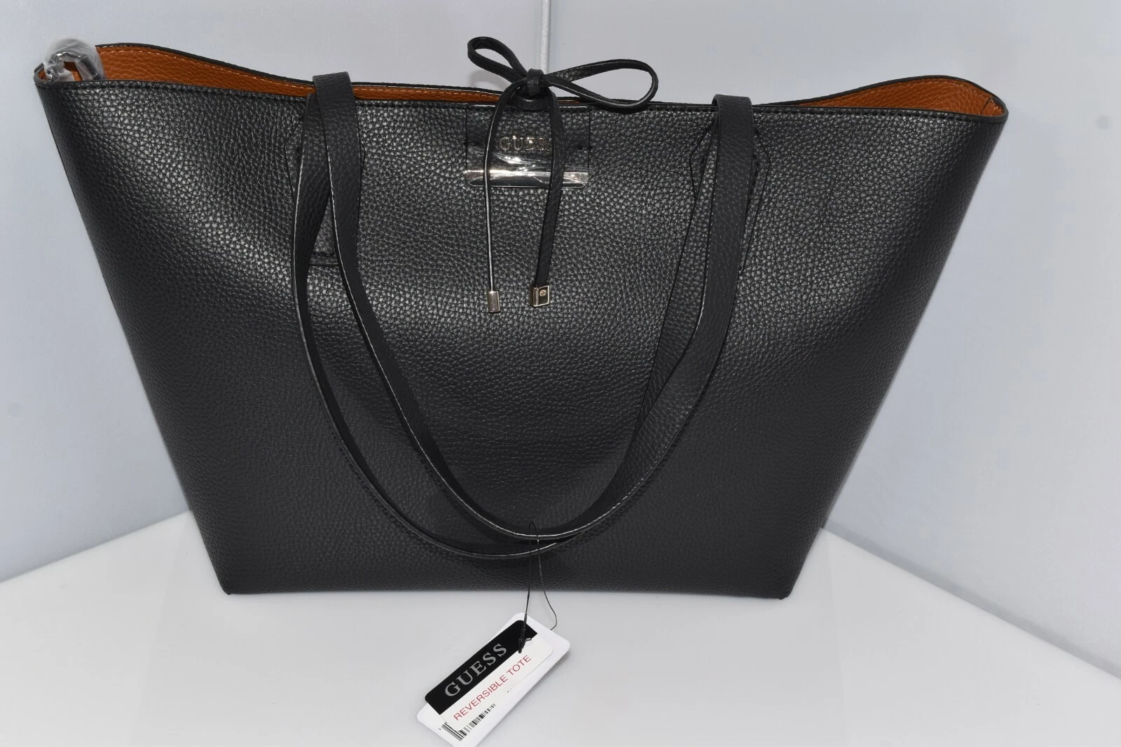 Nuova borsa GUESS Bobbi nera multi tracolla $98 VG642236 borsa a mano
