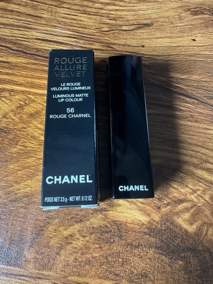 Chanel Rouge Allure Velvet 56 Rouge Charnel Red Lipstick BNIB RRP