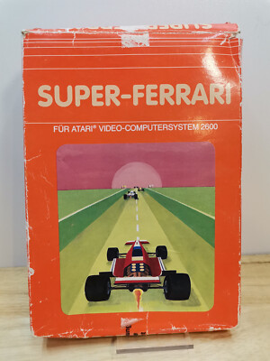 Atari 2600 Spiel - Super-Ferrari (mit OVP)