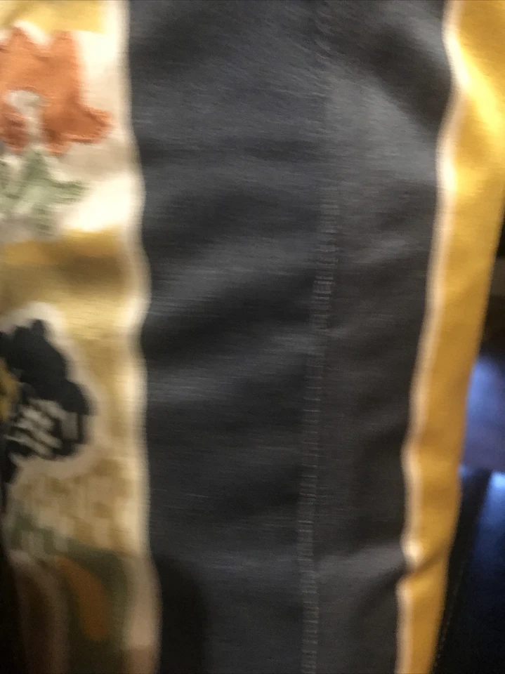 Surya Geisha 18" x 18" Silk Pillow Cover, Mustard, Green, Navy, Orange - Image 3 of 4