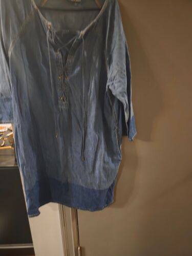 WOMENS RALPH LAUREN DENIM DRESS SIZE 1X - Picture 2 of 7