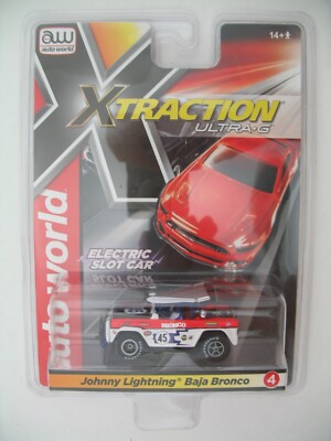 Auto World Xtraction HO Slot Car: Johnny Lightning Baja Bronco, MOC