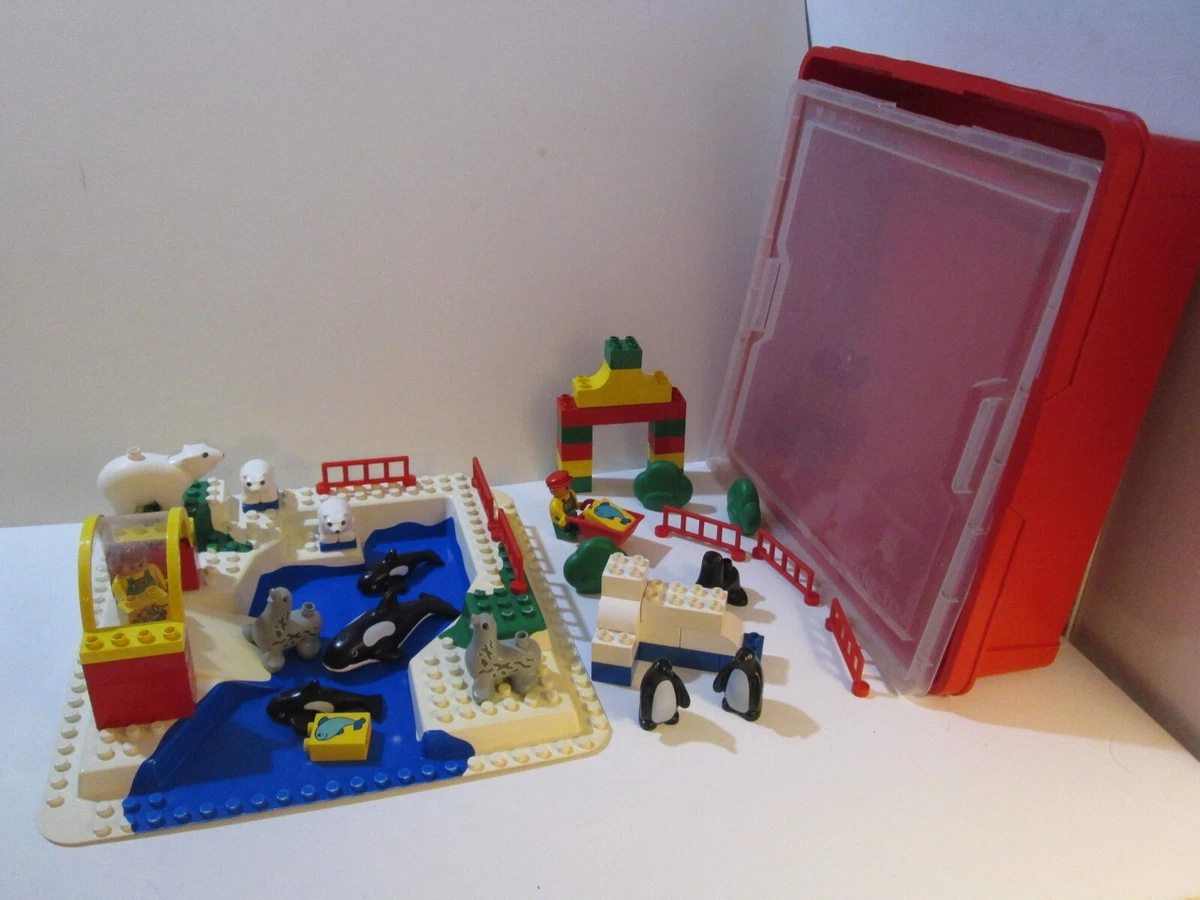 Duplo 9191 Town Zoo Animal Water Park 9191 100 COMPLETE Original Container 1996