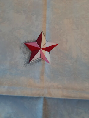 Designer draft pattern ''Stars'' silver from Pausa Atelier 80´s
