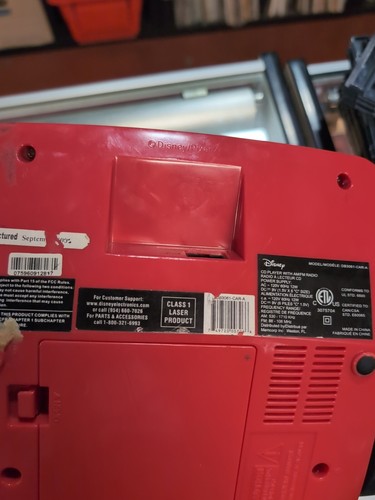 VTG Lightning McQueen CD Player Radio Disney Pixar Cars AM/FM AS-IS FOR PARTS! - Picture 9 of 13