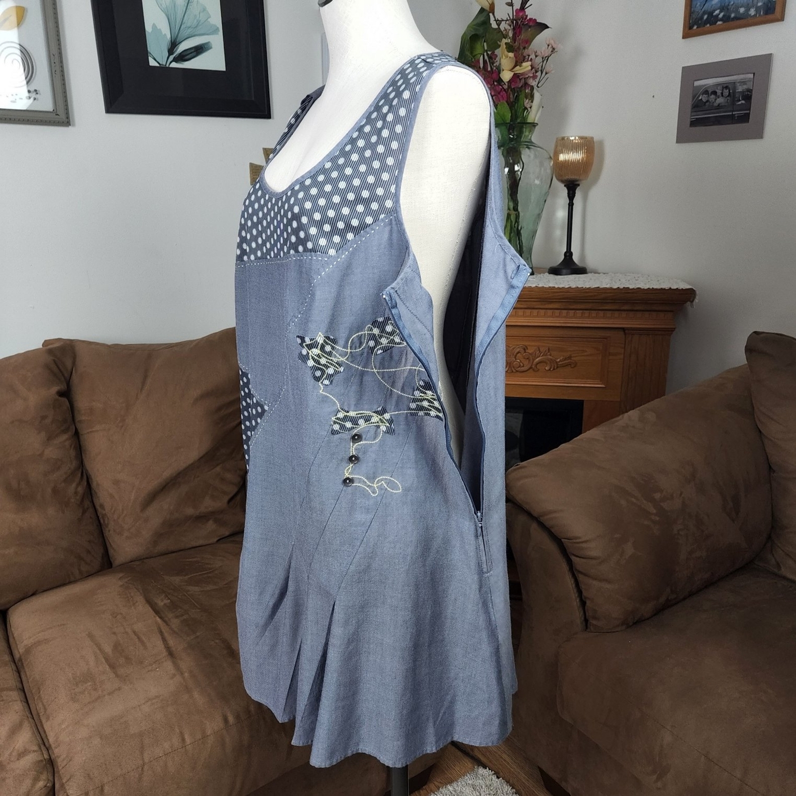Taillissime Laredoute Creation Patchwork Tunic To… - image 4