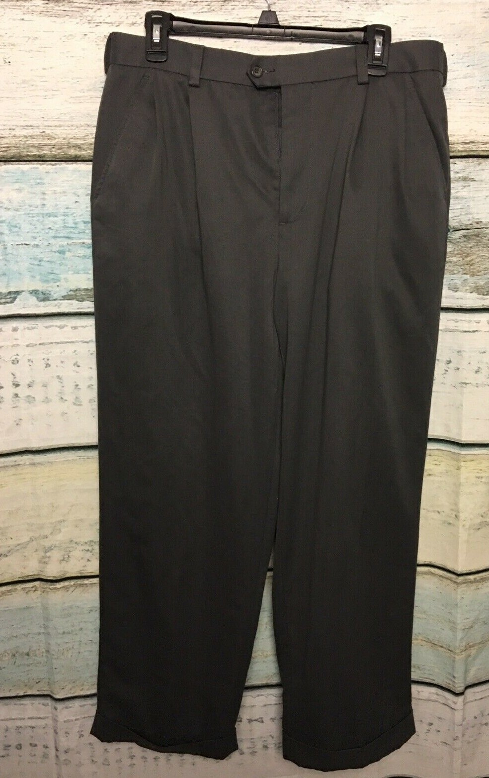 Men's IZOD GOLF XTREME FUNCTION Flat Front Pants Gra… Gem