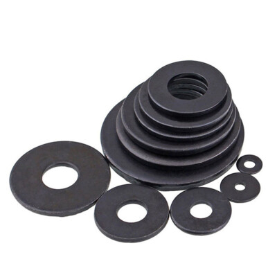 #ad M2.5 M18 Flat Washers Kit Thick Flat Sealing Black Washer Gasket Flat Ring Seal $70.58