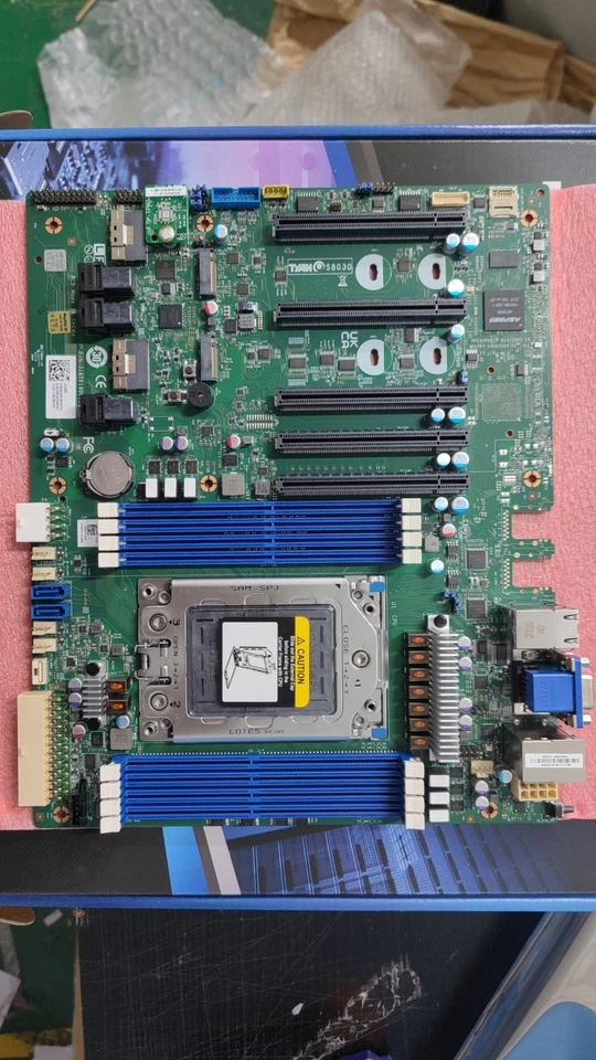 TYAN s8030 amd epyc 7002-7003slot sp3 max512gb ddr4 PCI-E ATX 64mb chip - Image 2 of 4