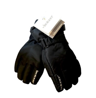 Isotoner Waterproof Gloves Youth Sz S Black