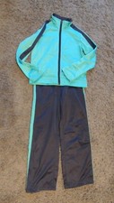 Girls Athletic Works blue jacket and pants outfit size 7/8