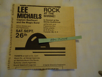 Lee Michaels ポスター 1970年 公演 s-l400.jpg
