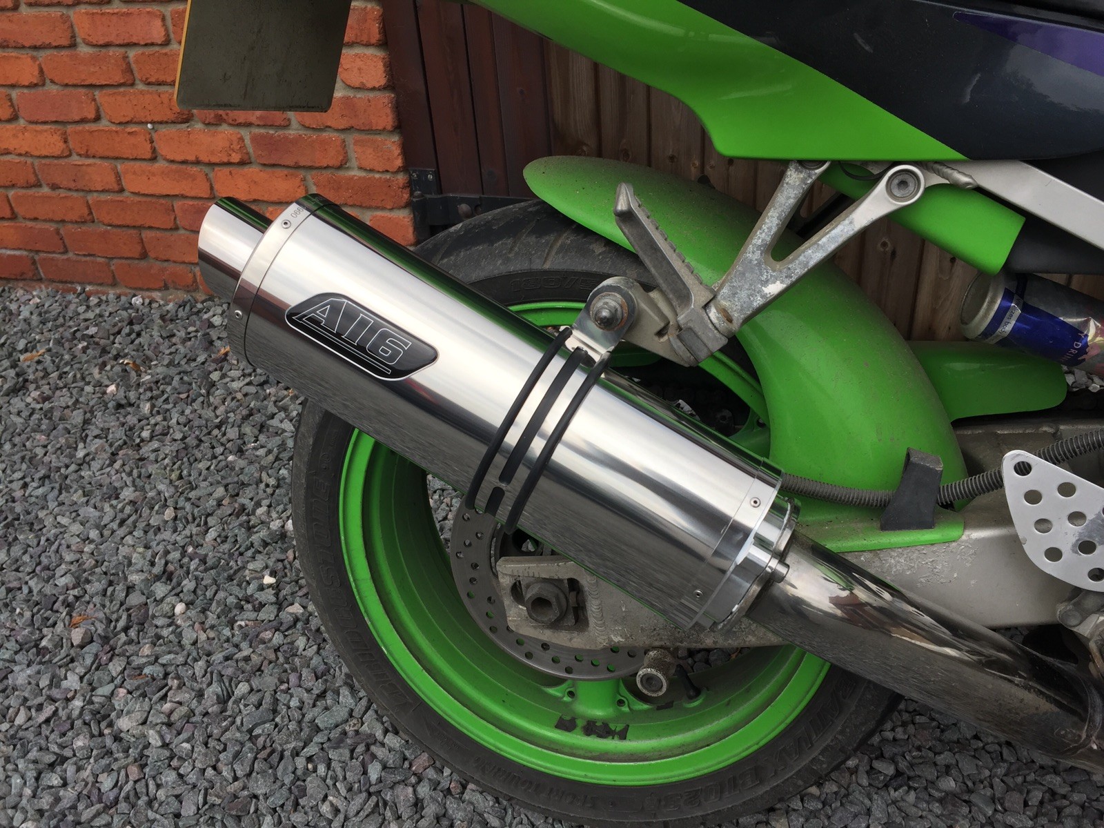 Kawasaki ZX6R 19982003 G J A1P A16 Stainless Road Legal Exhaust