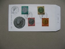 LUXEMBOURG, cover FDC 1979, Roman coins, money