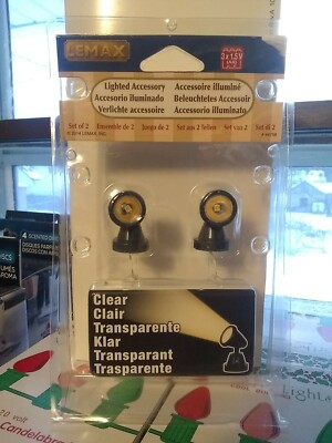 Lemax Christmas Village - Luci Spot Rotonde Per Villaggio Natalizio, Confezione Da 2 Pezzi - Foto 13