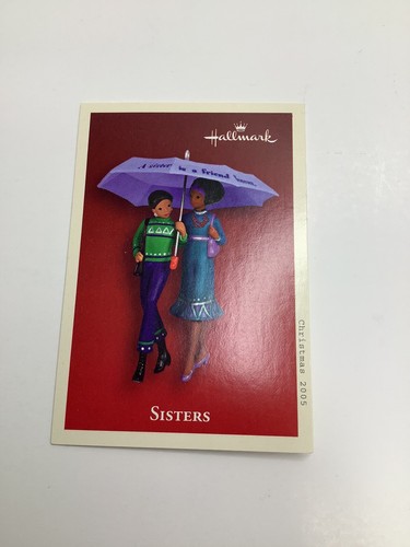 NEW 2005 Hallmark Keepsake Christmas Ornament African American SISTERS - Picture 4 of 8