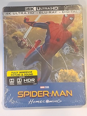 Spider-Man: Homecoming 4K Blu-Ray Steelbook Best Buy Exclusive New Still Sealed