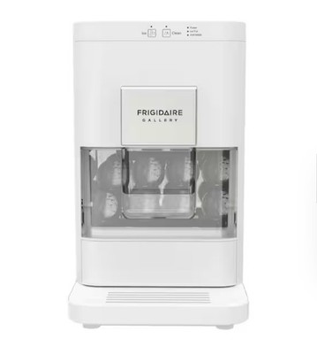Frigidaire Gallery Artisinal Clear Sphere Ice Maker, Touch Control, White