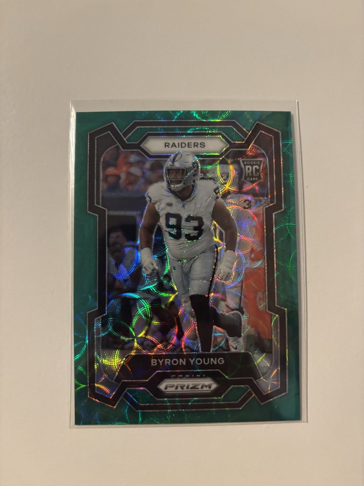 2023 Panini Prizm - Rookies Byron Young #355 Green Scope Prizm /75 (RC)
