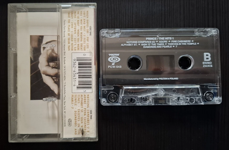Prince ‎– The Hits 1 1993 MC Cassette Polish Press - RARE! - Image 2 of 2