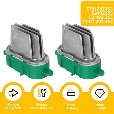 2x Heizung Gebläsewiderstand 7701207453 Für Renault Espace IV 2002-25 7701207453