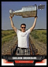 2013-14 Upper Deck day with the puck Sheldon Brookbank Chicago Blackhawks #DC23