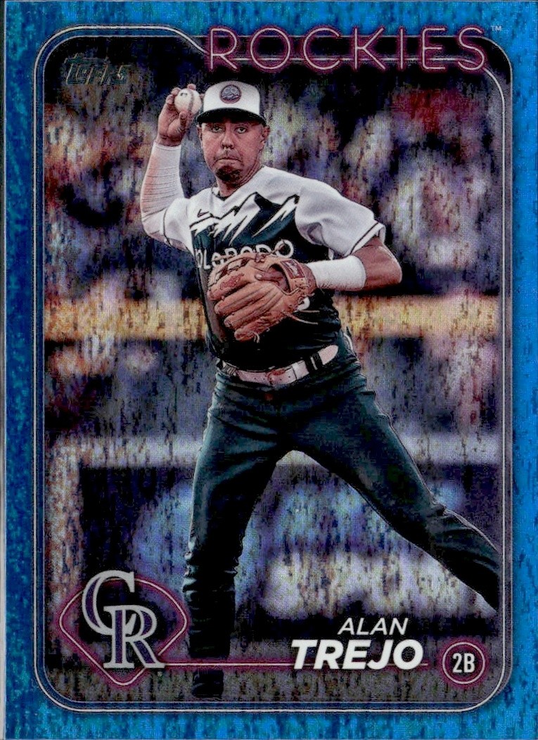 2024 Topps Update Alan Trejo US7 Blue /999 Rockies Baseball