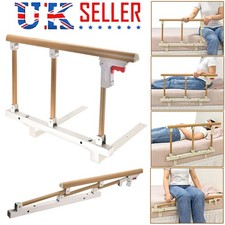 Image of 3 Section Bed Rail Bed Rail Safety Assist Handrail Foldable For Elderly Seniors