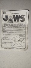 1975 Jaws the Game by Ideal Original Instructions